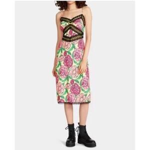 betsey johnson hollywood midi dress Vintage Betsey Johnson New York 100% Silk Bias Cut